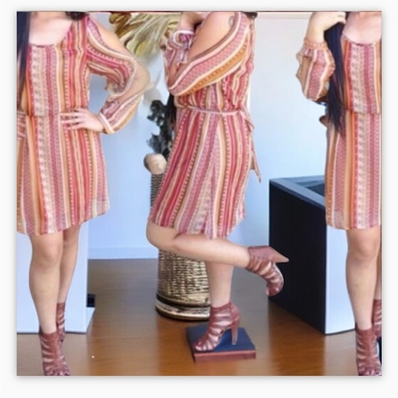 Gorgeous Mine Boho Tunic/Dress size  large NWOT -festival,beach,wedding​​​​​ - Picture 6 of 11